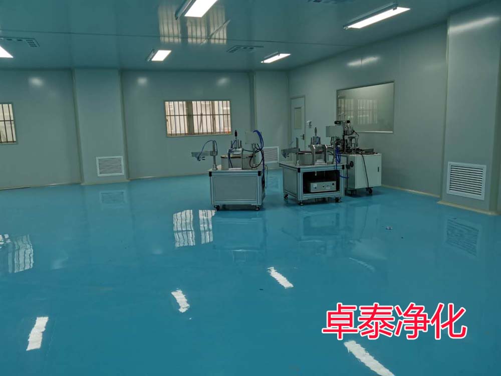 保定晶澤光電技術(shù)凈化車間裝修施工卓泰凈化工程案例